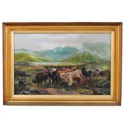 American Oil on Canvas