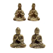 1.75 Inch Brass Pocket Buddha/Quan Yin