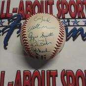 1987 Team Signed Authentic Signed Baseball Autographed JSA LOA-
