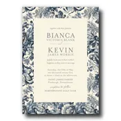 Blue Toile Border