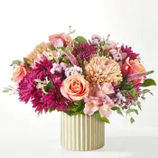 Berry Cobbler Bouquet with Ivory Vase