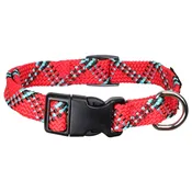 Flat Braided Adjustable Dog Collar 14"–20"