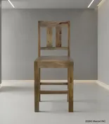 Bar wood stool