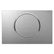 Actuator Plate Sigma10 Single Flush Matte Chrome/Polished Chrome Built in Stop-and-Go Flush Plastic for Sigma Concealed Tanks 2x6 and 2x4 Installations