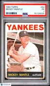 1964 Topps Mickey Mantle #50 PSA 1 New York Yankees