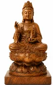 (A2) Guan Yin Lotus Harmony Blessing Statue