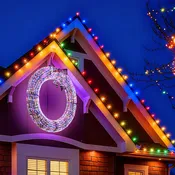 DIY 100ft C9 Christmas Light Roofline Set All in one Clip, Surface Clip