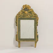 1820 Louis XVI Leaf Mirror with Mercury Glass