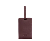Aluminum Edge Tag in Oxblood Red