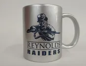 Silver 10 oz. Reynolds Raiders Mug — Custom Corner Printing