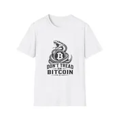 Bitcoin Snake T-Shirt — “Don't Tread on Bitcoin” Crypto Freedom Tee