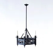 Circular Iron Chandelier
