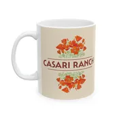 Casari Ranch Poppy Ceramic Mug — Casari Ranch