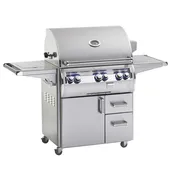 Fire Magic Echelon E660s-Flush Mounted Single Side Burner- Analogue Thermometer