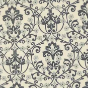 Breathtaking Blues - Damask - Porcelain
