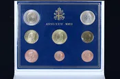 Vatican City 2002 Brilliant Uncirculated (BU) Euro Coin Set B571