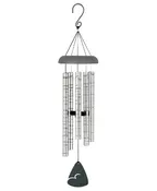 "ANGEL ARMS" 30" SILVER MEMORIAL WIND CHIME