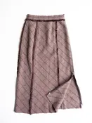 Fringe Skirt in Wool