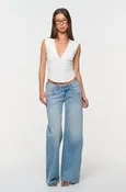 00 Super Low & Wide Jeans by Abrand