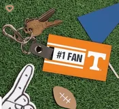 . #1 Fan Bag Tag