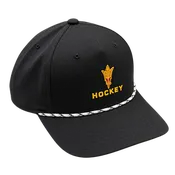 ASU Hockey Ahead Black Fork Hat
