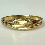10K Gold Baby/Child Ring sz 1.75 (0.8g)