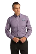 RED HOUSE MINI-CHECK NON-IRON BUTTON-DOWN SHIRT