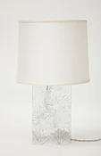 Daum "Chardon"Crystal Table Lamp —  elle w collection