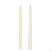 10" Ivory Taper Candles (Set of 2)