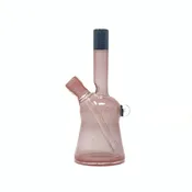 Brick Red Mini Tube with Black Dichro Section by AJ Surf City Tubes
