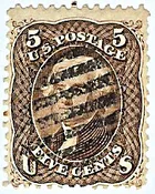 Brown Scott #76 Stamp