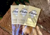 Amber Incense Sticks – Warm Amber & Labdanum Handmade Fragrance
