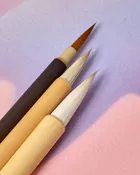 Akashiya Japanese Design Brush Set of 3