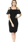 Cold-Shoulder Bodycon Dress