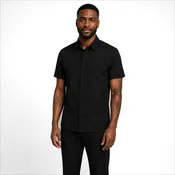 Men's Black Flex Shirt
