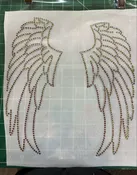 Angel Wings Rhinestone Transfer