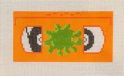 90's VHS Tape with Green Slime