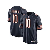 Luther Burden III  Nike Chicago Bears Navy Blue Home Football Jersey