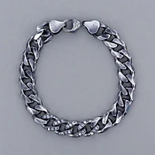 "Baby Ghetto" Diamond Bracelet by Sylva & Cie