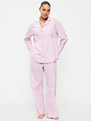 Poplin Pajama Pant Set