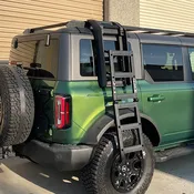 2021-26 Ford Bronco Side Folding Ladder - WORKS WITH BADASS ROOF RACKS