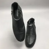 Aerosoles Black Pebbled Leather Ankle Boots Size 7.5