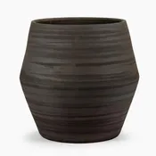 Black Construct Pot L