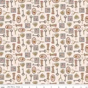 Charmed & Treasured Charmed Latte Quilt Fabric