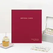 The Birthday Card Binder | Cranberry Cotton