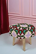 Artful Perch Abstract Stool
