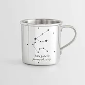Personalized Heirloom Baby Cup - Constellations