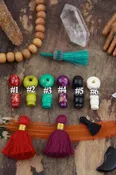 12mm Bone Guru Beads, 1 set (2 beads)