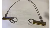 J/70 1/2" Rudder Pins with Leash (US Made Hulls / Gudgeons)
