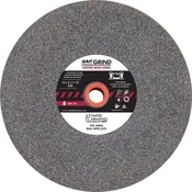 28051 Aluminum Oxide Bench Wheel (Grade A60X) 10" x 1-1/2" x 1-1/4", 1-Pack